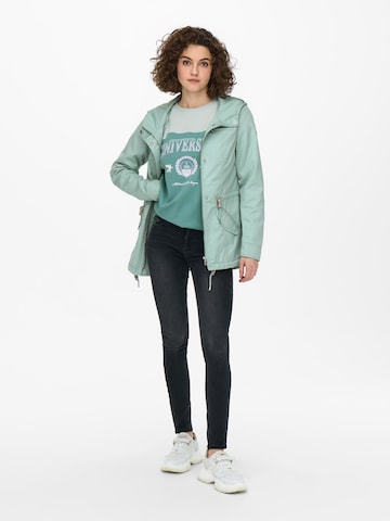 Parka mi-saison 'Lorca' ONLY en vert