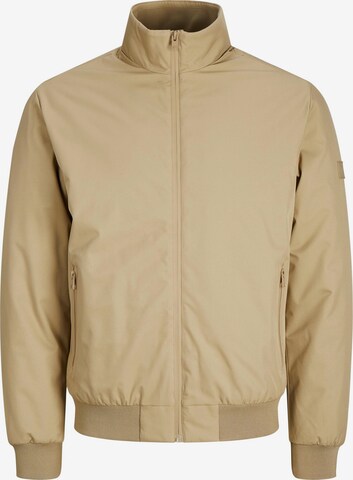 JACK & JONES Between-Season Jacket 'CLEMENT' in Beige: front