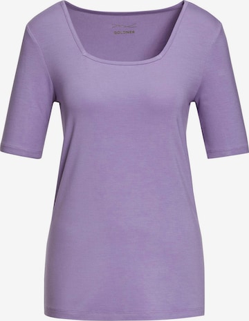 Goldner Shirt in Purple: front