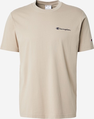 Champion Authentic Athletic Apparel Shirt in Beige: front