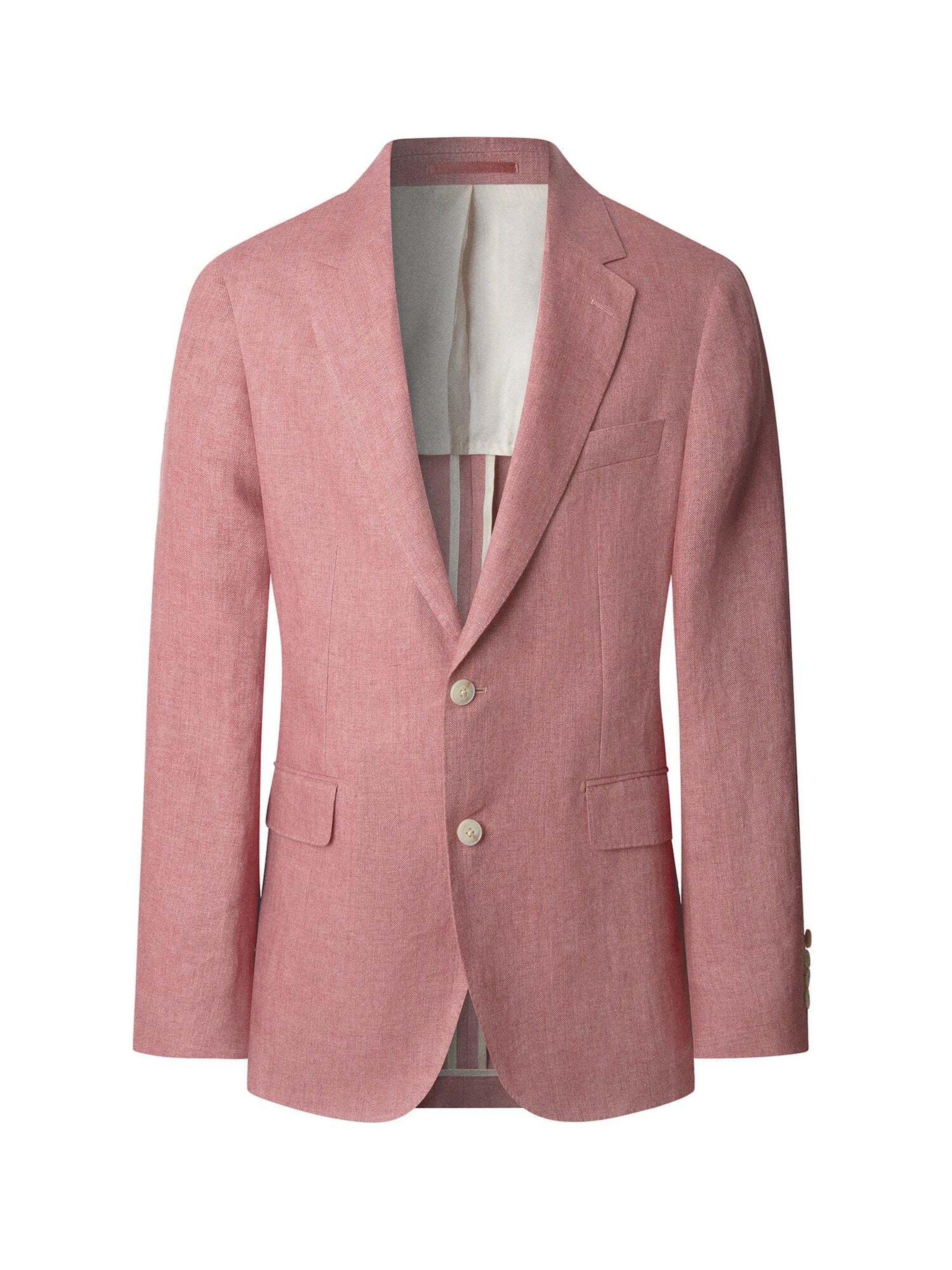 Hackett London Regular Fit Sakko in Pink: Vorderseite