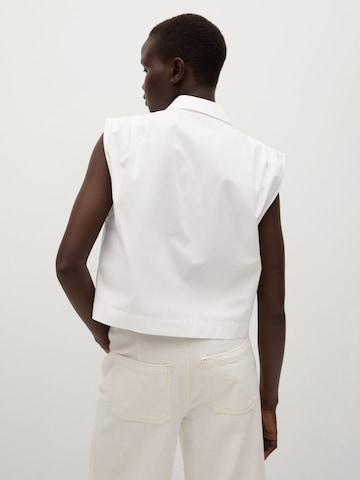 Bluză 'RITA' de la MANGO pe alb