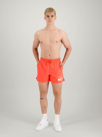 Nike Swim Regular Board Shorts 'Lap 5' in Red