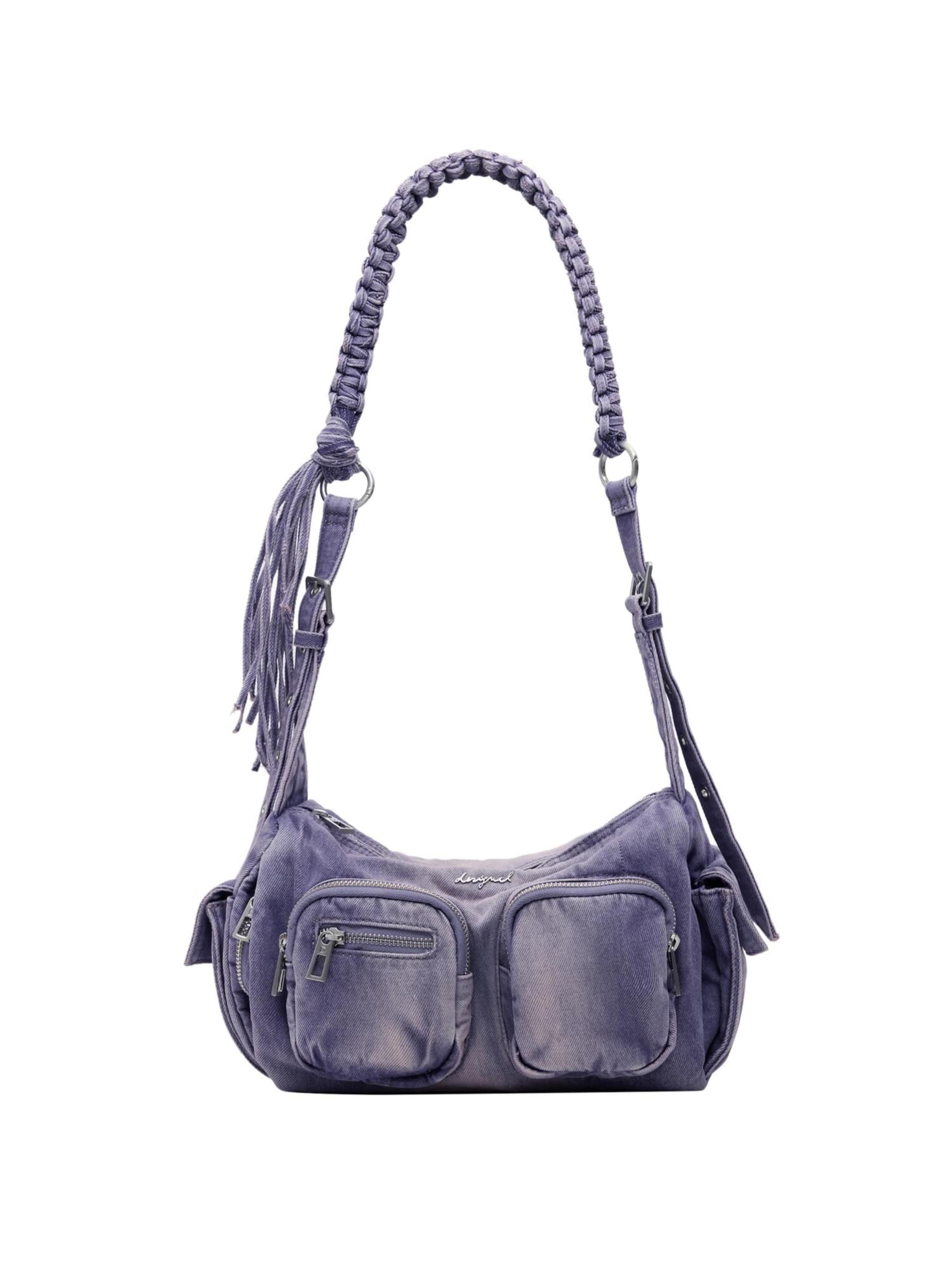 Desigual Schoudertas in Lila: voorkant