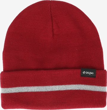 ZigZag Athletic Hat 'Pacman' in Red: front