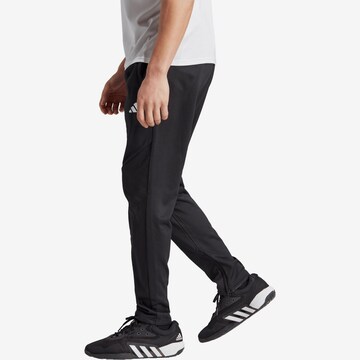 ADIDAS PERFORMANCE Slim fit Workout Pants '3Bar' in Black