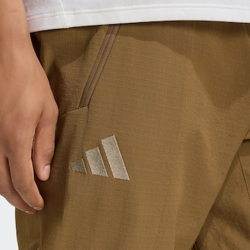 Effilé Pantalon outdoor 'Xperior Utilitas' ADIDAS TERREX en marron