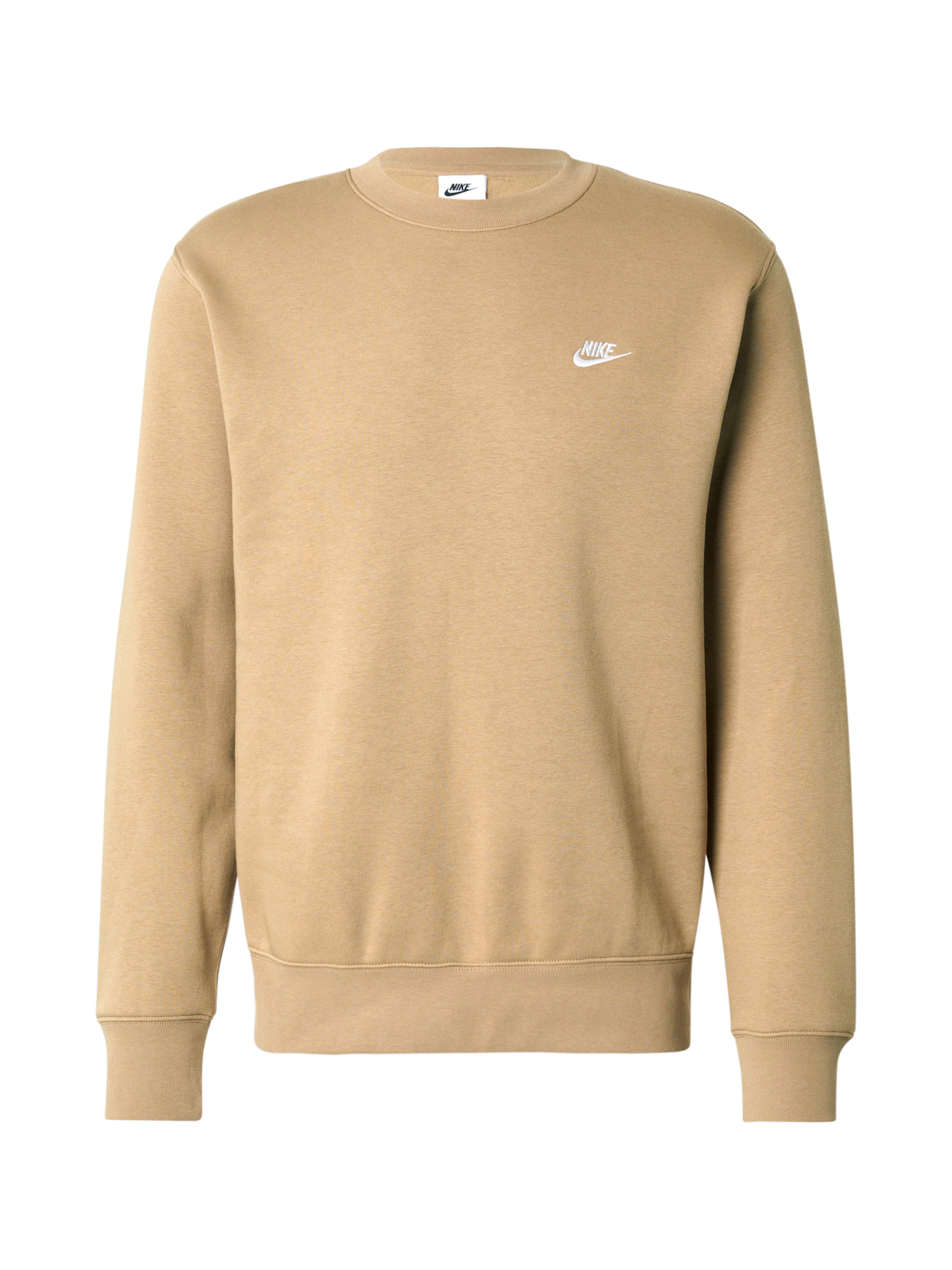 Sweat-shirt 'CLUB' Nike Sportswear en beige : devant