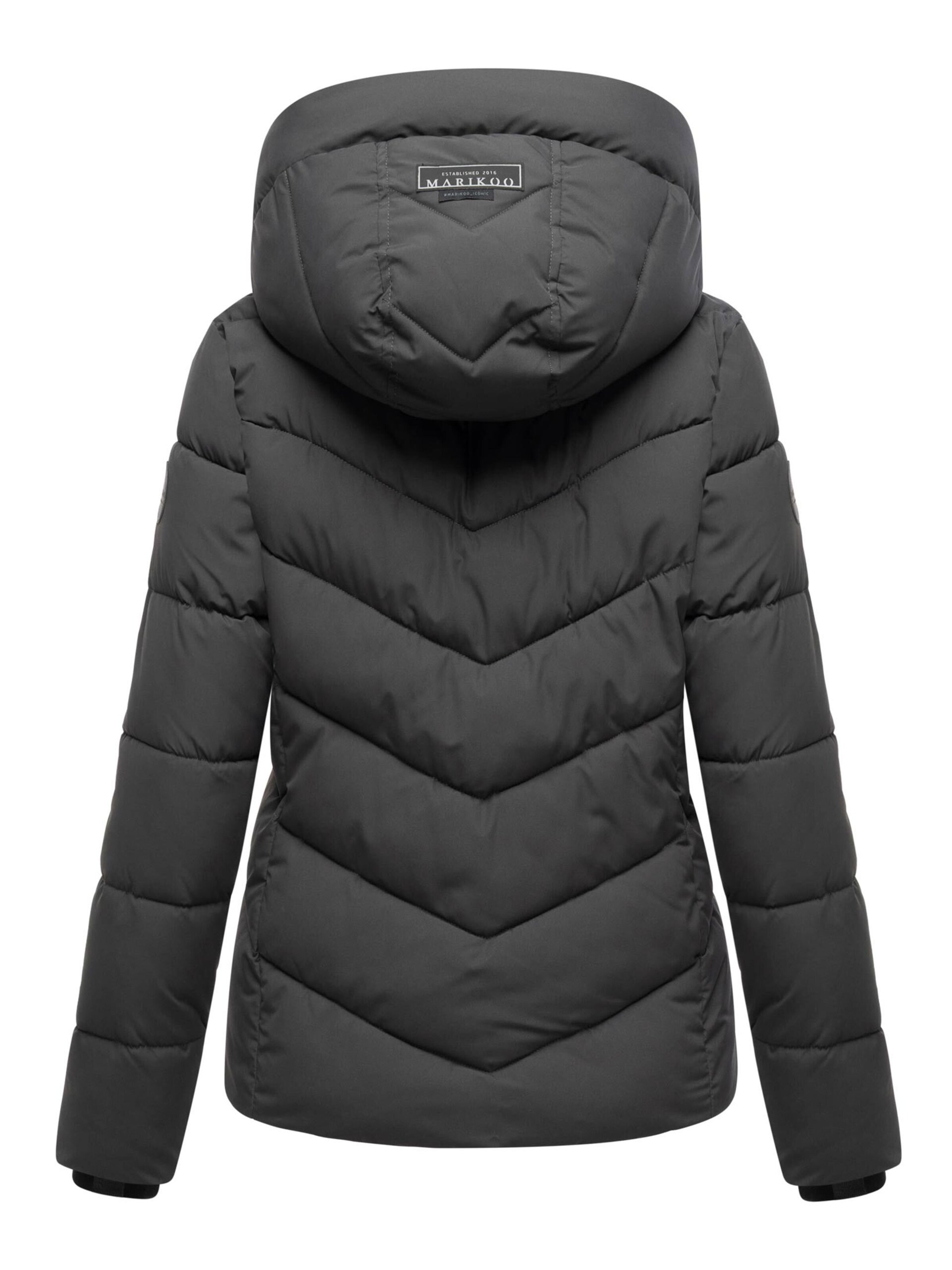 MARIKOO Winter jacket 'Sahnemausii' in Grey