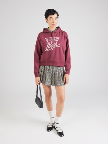GUESS Sweatshirt in Red
