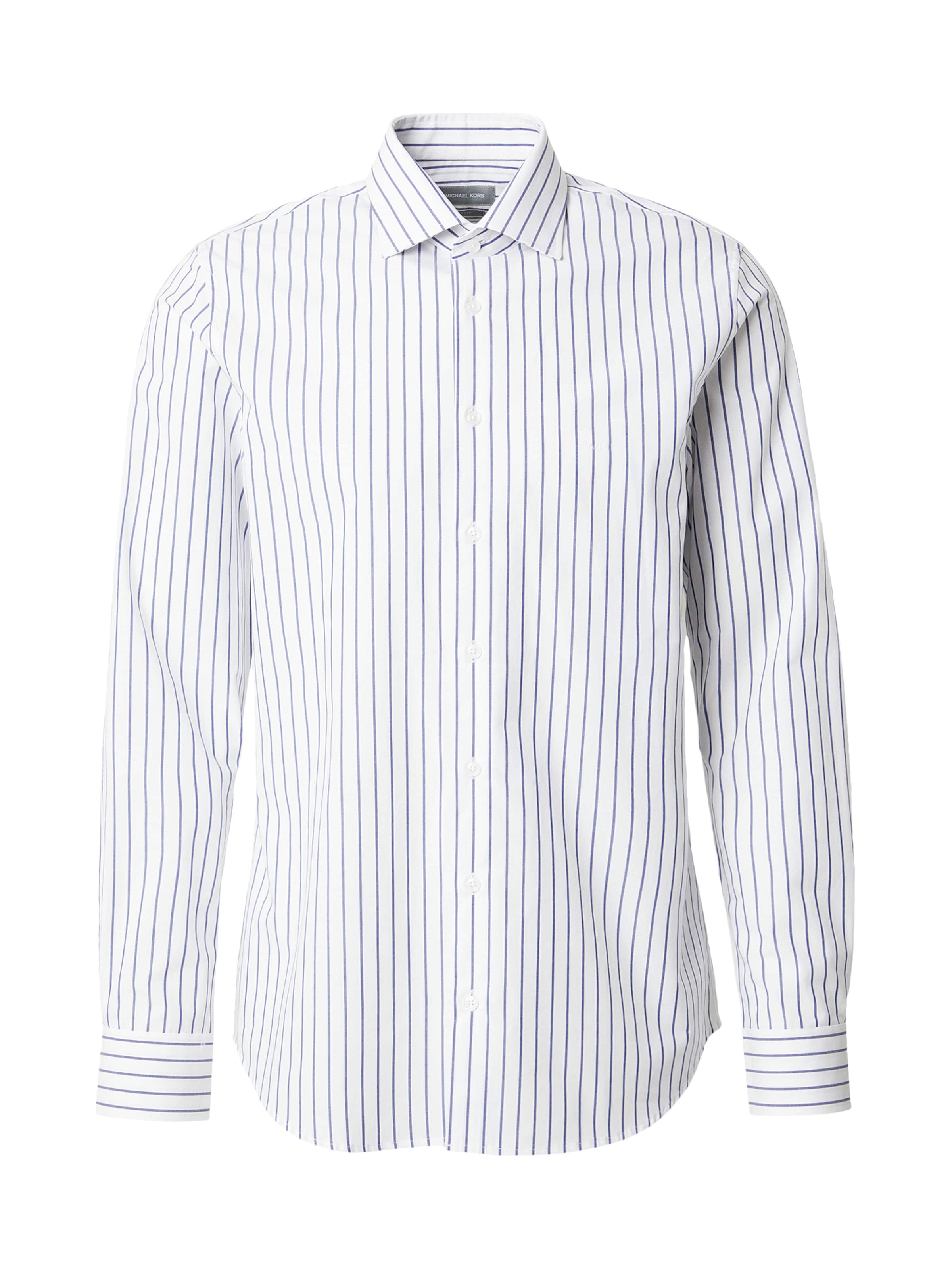 Michael Kors Chemise 'BOLD' en saphir / blanc, Vue avec produit