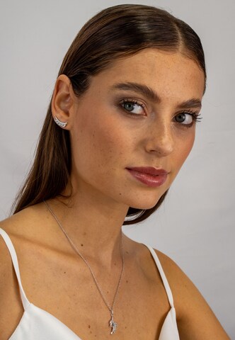 Nana Kay Earrings in Silver: front