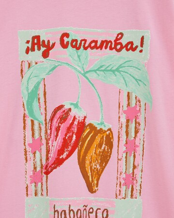 T-Shirt WE Fashion en rose