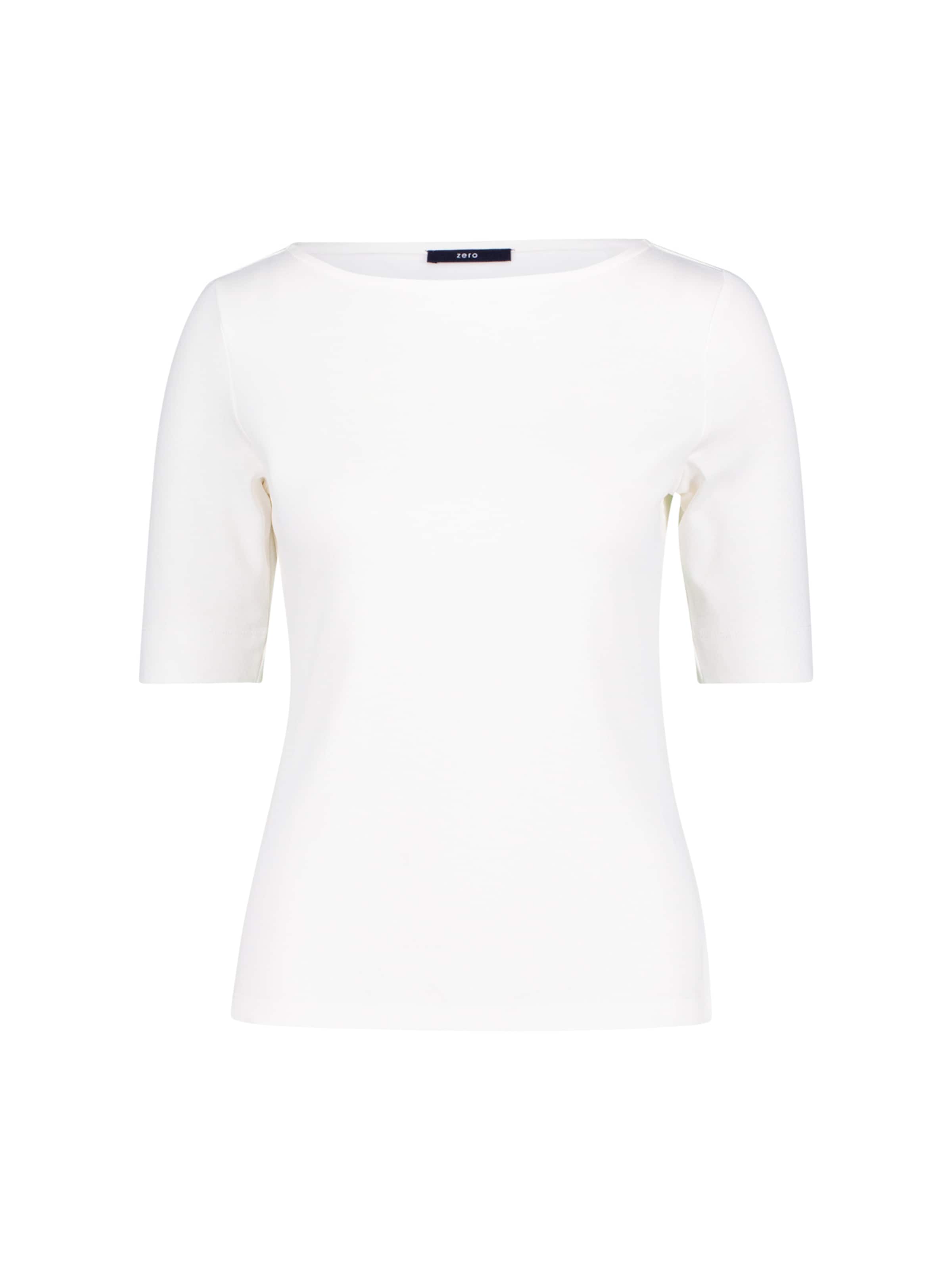 zero Shirt in Weiß: Vorderseite