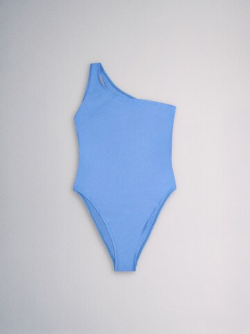 The Set - Soutien de tecido Fato de banho em azul