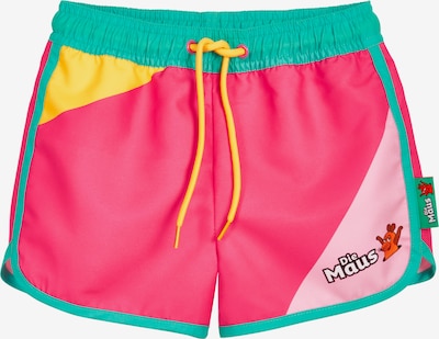 PLAYSHOES Protección UV 'DIE MAUS Freunde' en amarillo / verde claro / rosa / rosa oscuro, Vista del producto