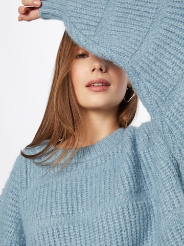 WEEKDAY Пуловер 'Last Sweater' в синьо