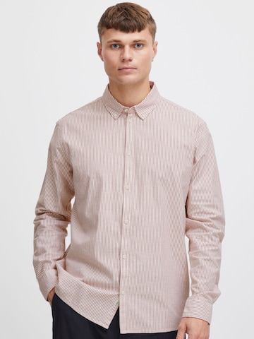 !Solid Slim Fit Hemd 'SDVal' in Orange: Vorderseite
