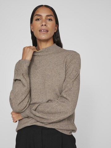 VILA Sweater in Grey