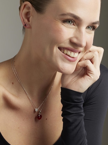 Luxenter - Pendientes 'Yedia' en rojo