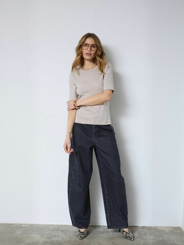 Top ' GrannyCC ' di co'couture in grigio
