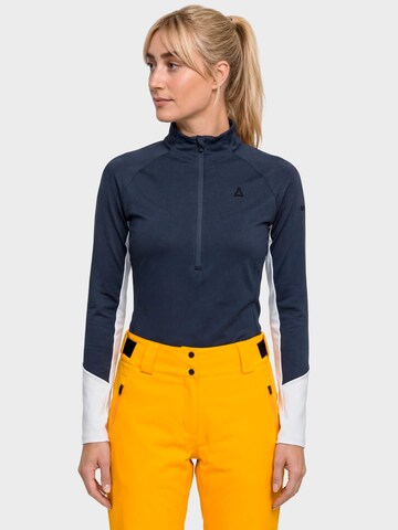 Schöffel Functioneel shirt in Blauw: voorkant