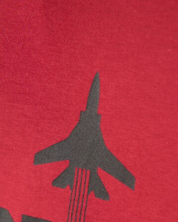 TOP GUN T-Shirt in Rot