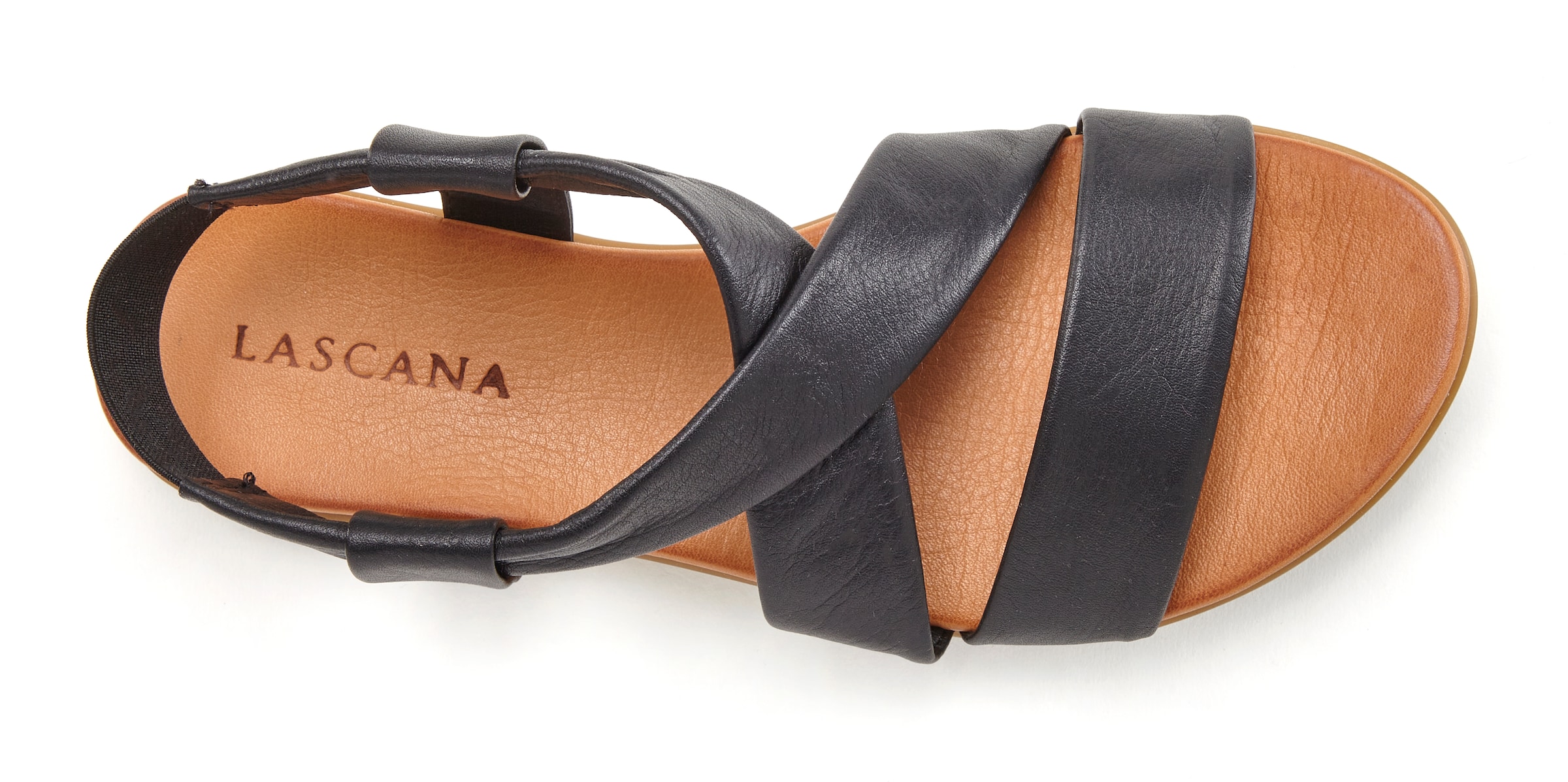 LASCANA Sandal i svart