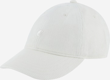 Carhartt WIP - Gorra 'Harlem' en blanco: frente