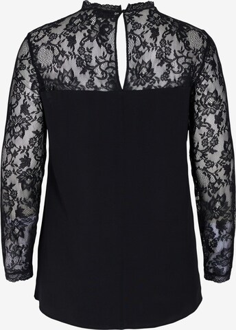 Zizzi Bluse 'Julia' in Schwarz