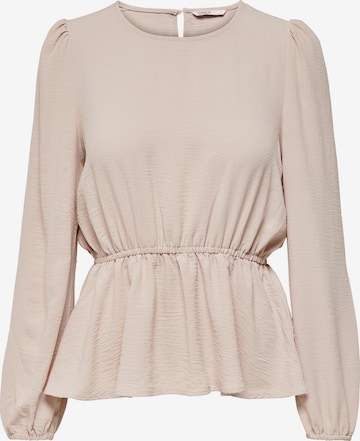 ONLY Bluse 'Mette' i beige: forside