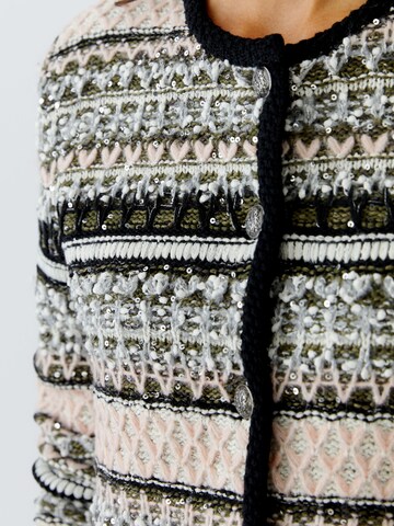 OUI Strickjacke in Beige