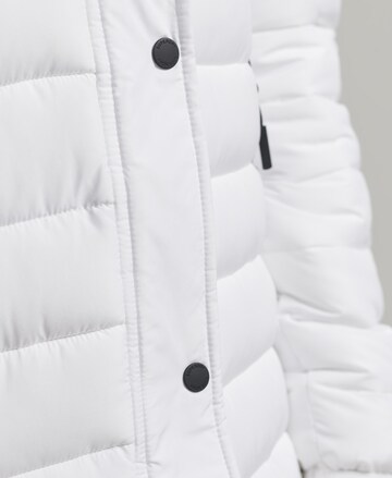 Superdry Winter Coat 'Fuji' in White