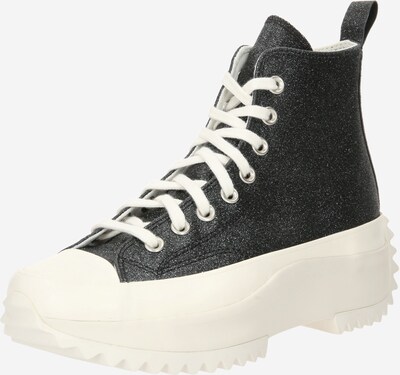 CONVERSE Augstie brīvā laika apavi 'RUN STAR HIKE - BLACK/EGRET/EG', krāsa - melns, Preces skats