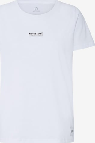 T-shirt ' NBKunt ' North Bend en blanc : devant
