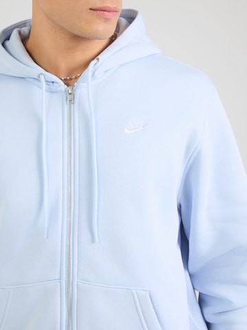 Giacca di felpa 'AJ FLT CLB' di Jordan in blu