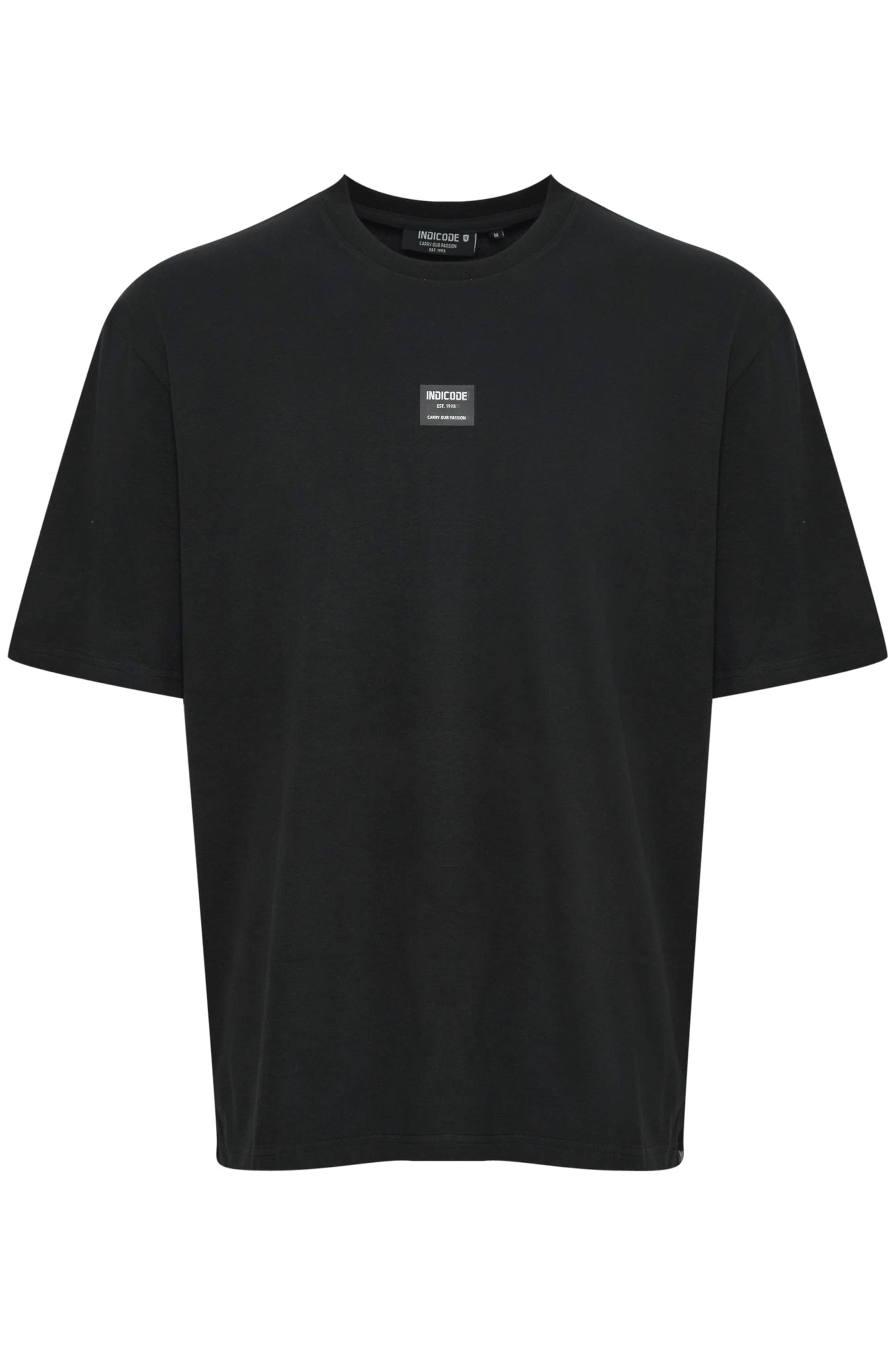 INDICODE JEANS Shirt 'Idgrela' in Black: front