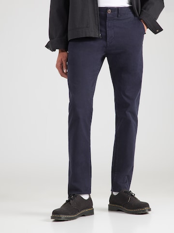 Slimfit Pantaloni eleganți 'MOS' de la NAPAPIJRI pe albastru: față
