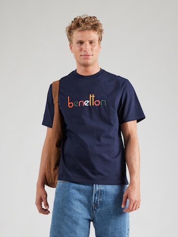 zils UNITED COLORS OF BENETTON T-Krekls: no priekšpuses