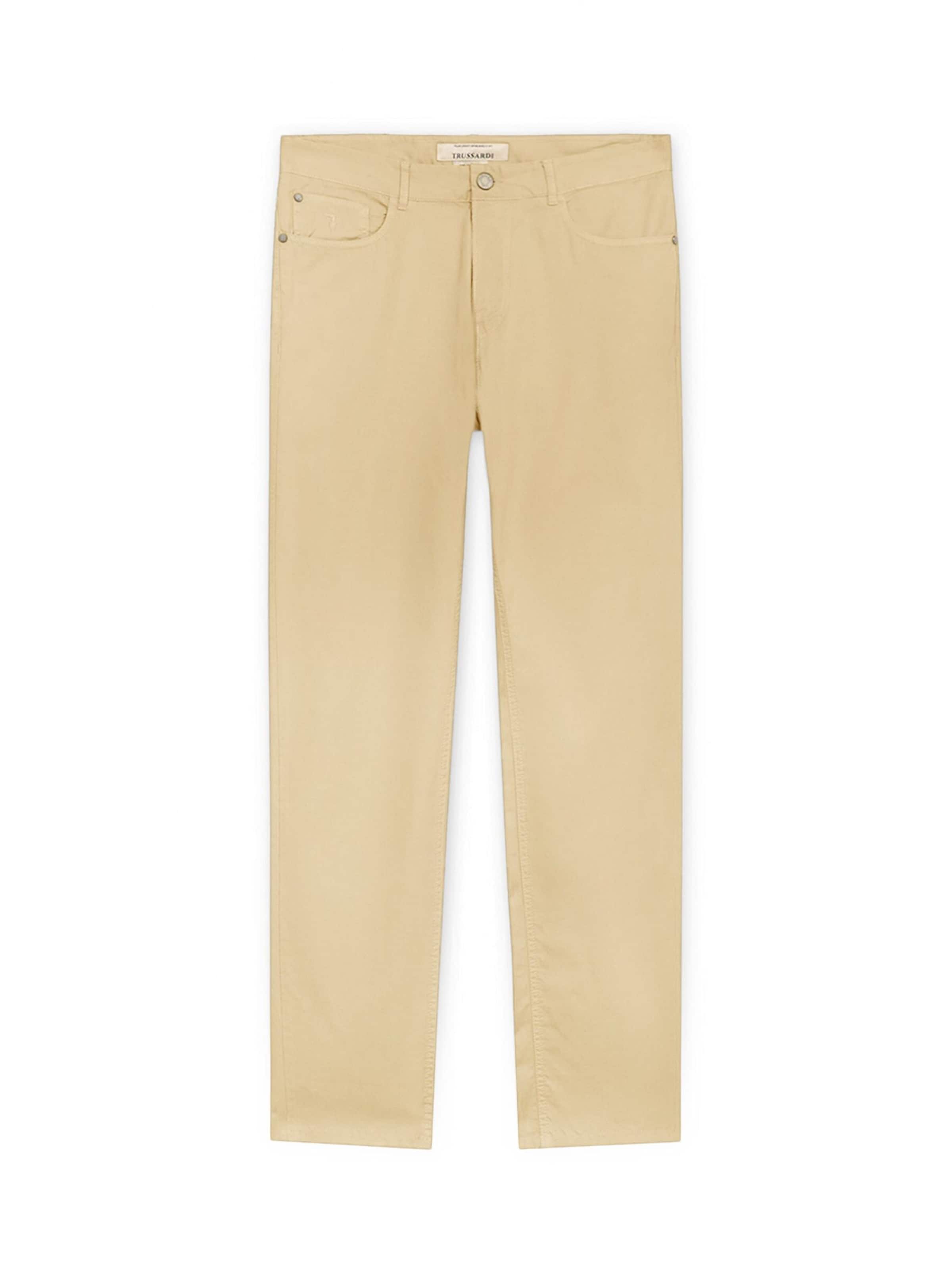 Trussardi Trousers in Beige: front