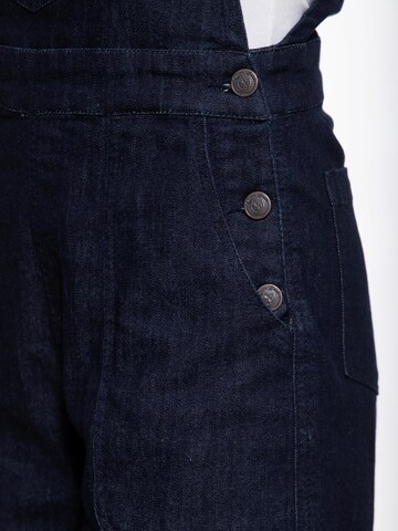 Queen Kerosin Regular Latzjeans‌‌‌‌‌‌‌‌‌‌ in Blau
