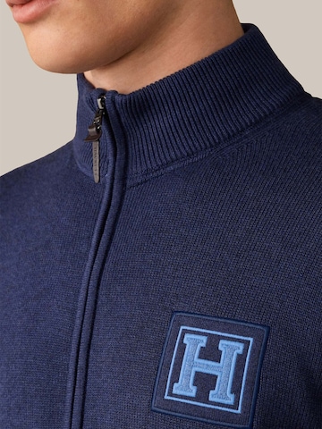 Hackett London Gebreid vest in Blauw