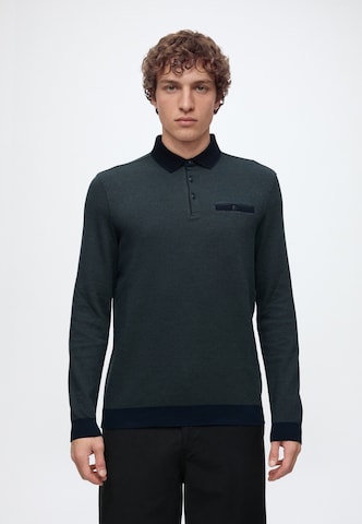 Pullover di bugatti in verde: frontale