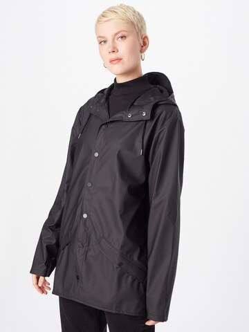 Veste fonctionnelle RAINS en noir : devant