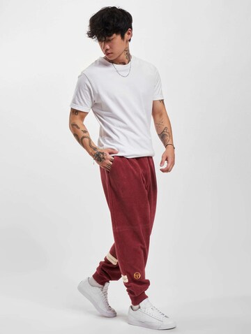 Sergio Tacchini Tapered Sporthose 'Orion' in Rot