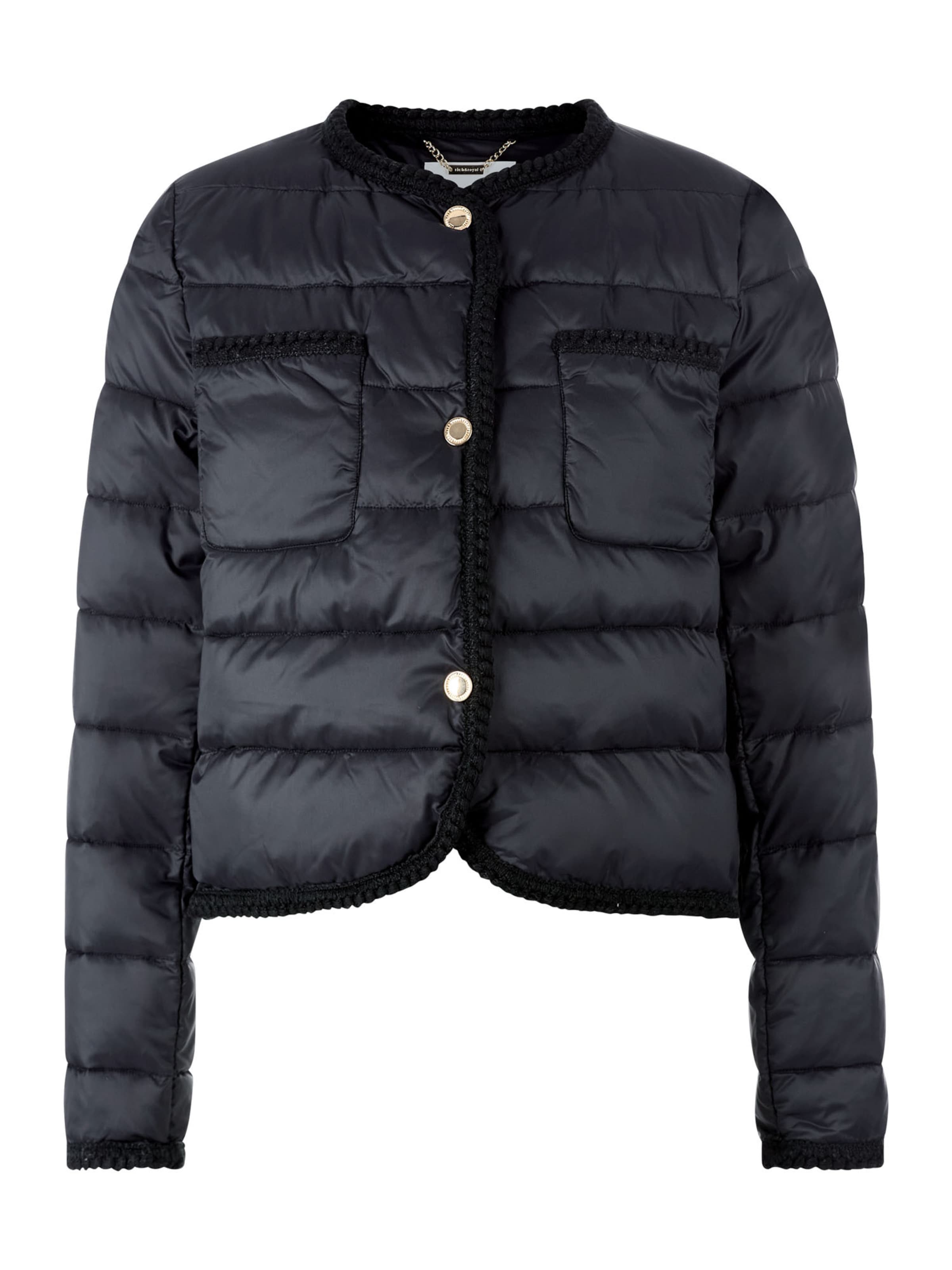 Giacca di mezza stagione di Rich & Royal in nero: frontale