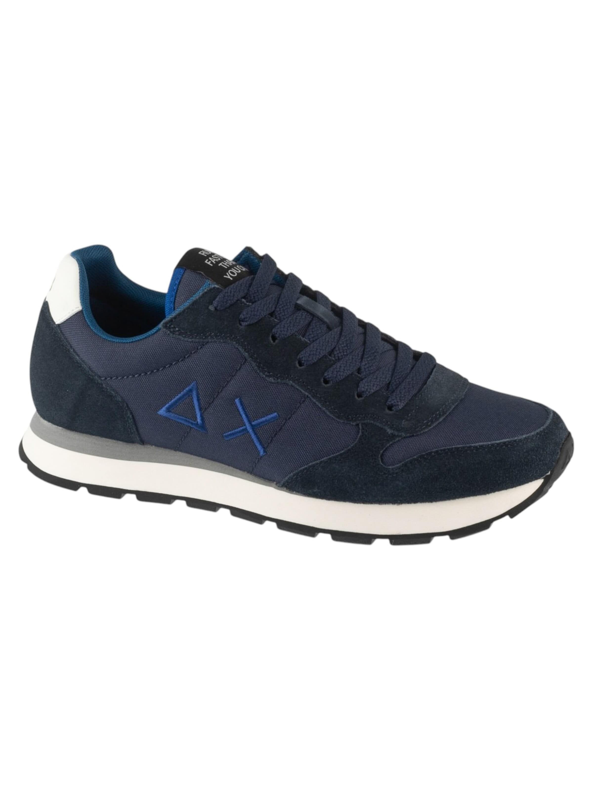 SUN68 Platform trainers 'SUN68 Tom Solid' in Blue: front