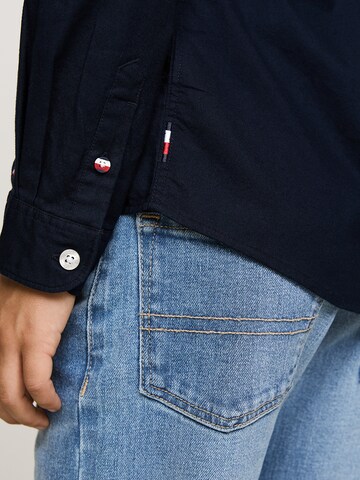 TOMMY HILFIGER Regular Fit Hemd in Blau