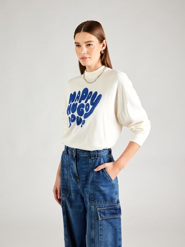 HUGO Pullover 'Sidara' in Weiß: Vorderseite
