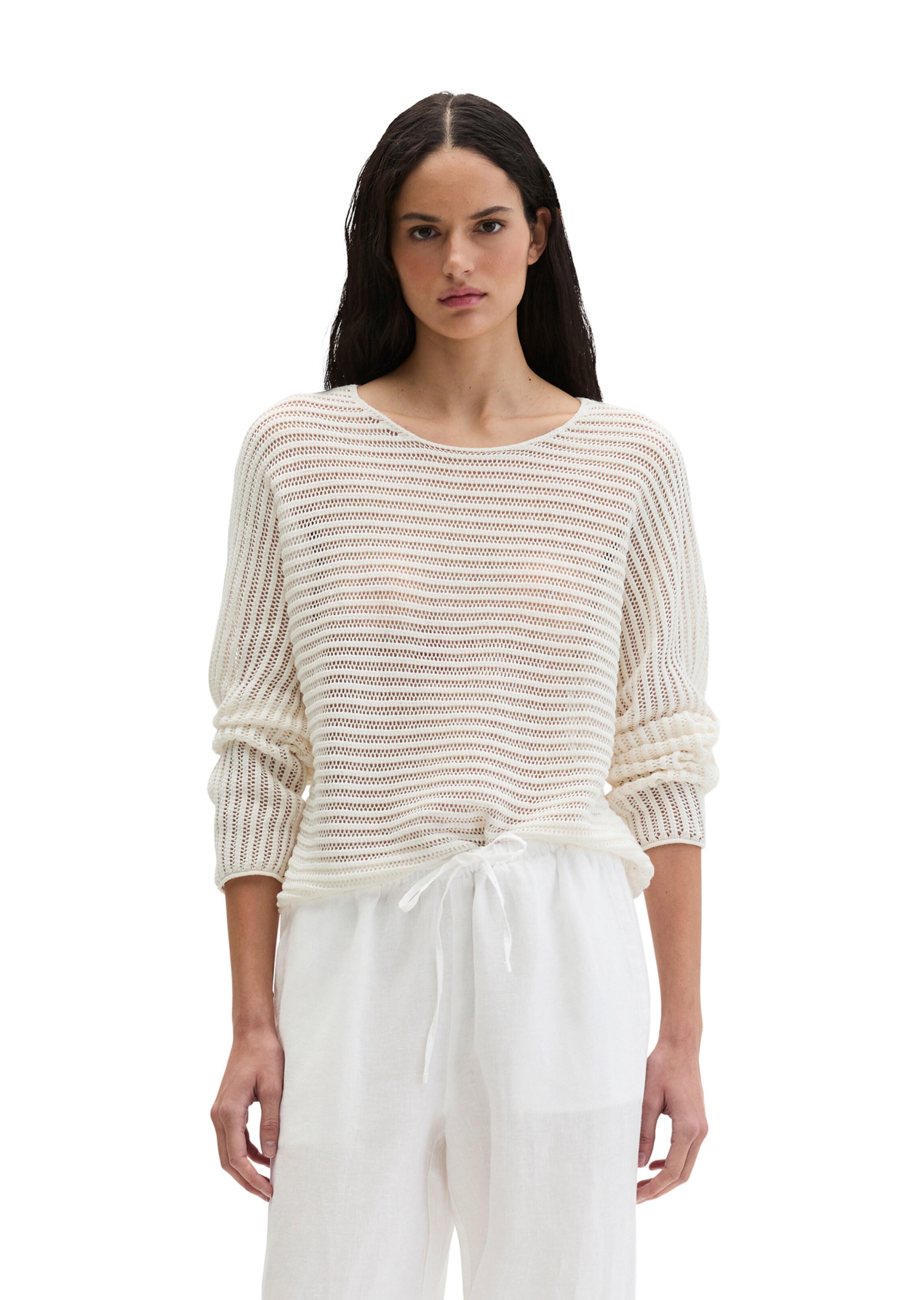 Marc O'Polo Sweater in White: front
